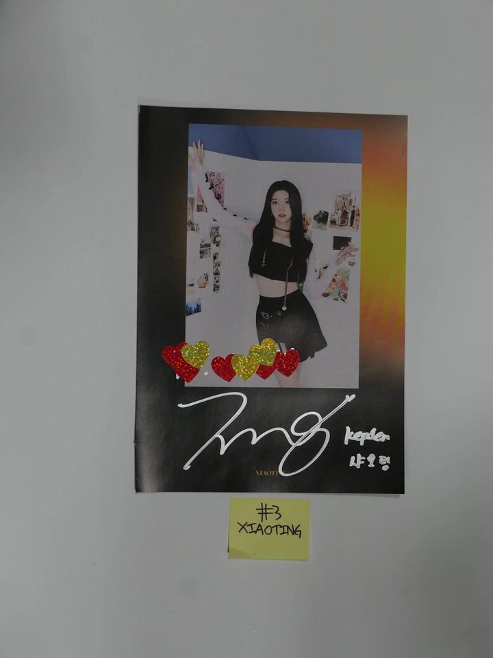 Kep1er "First Impact" 1st - A Cut Page From Fansign Event Album [YUJIN, XIAOTING, MASHIRO] - HALLYUSUPERSTORE