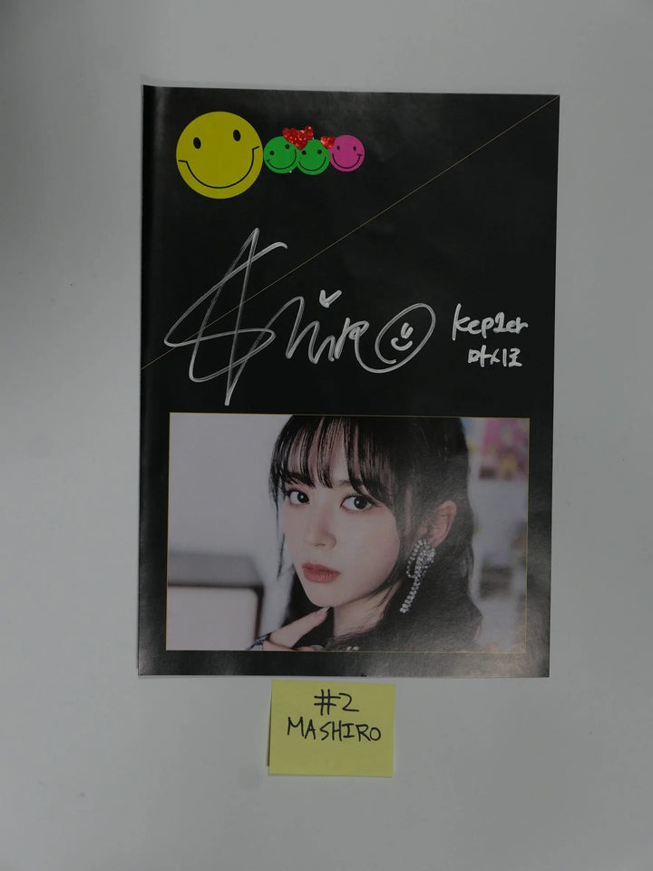 Kep1er "First Impact" 1st - A Cut Page From Fansign Event Album [YUJIN, XIAOTING, MASHIRO] - HALLYUSUPERSTORE