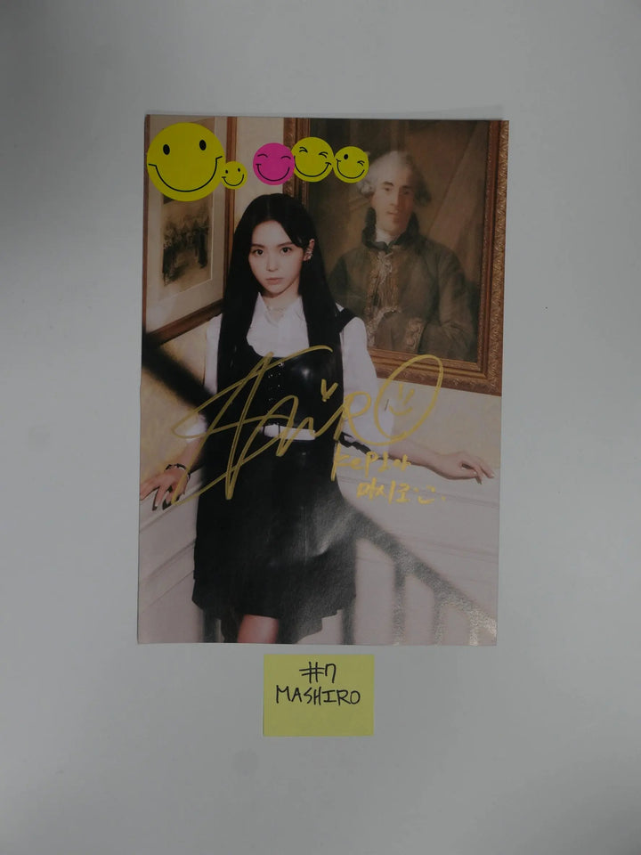 Kep1er "First Impact" 1st - A Cut Page From Fansign Event Album [YUJIN, XIAOTING, MASHIRO] - HALLYUSUPERSTORE