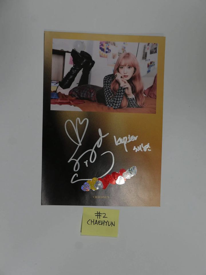 Kep1er "First Impact" 1st - A Cut Page From Fansign Event Album [CHAEHYUN, DAYEON, HIKARU] - HALLYUSUPERSTORE