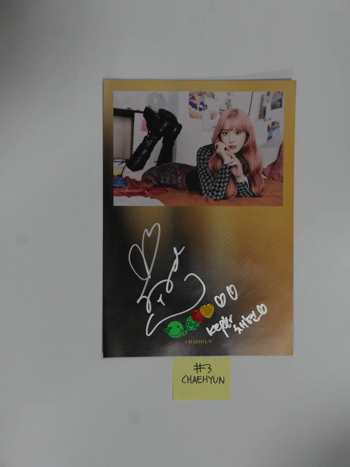 Kep1er "First Impact" 1st - A Cut Page From Fansign Event Album [CHAEHYUN, DAYEON, HIKARU] - HALLYUSUPERSTORE