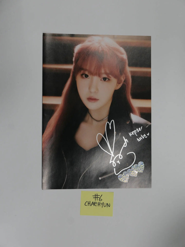 Kep1er "First Impact" 1st - A Cut Page From Fansign Event Album [CHAEHYUN, DAYEON, HIKARU] - HALLYUSUPERSTORE