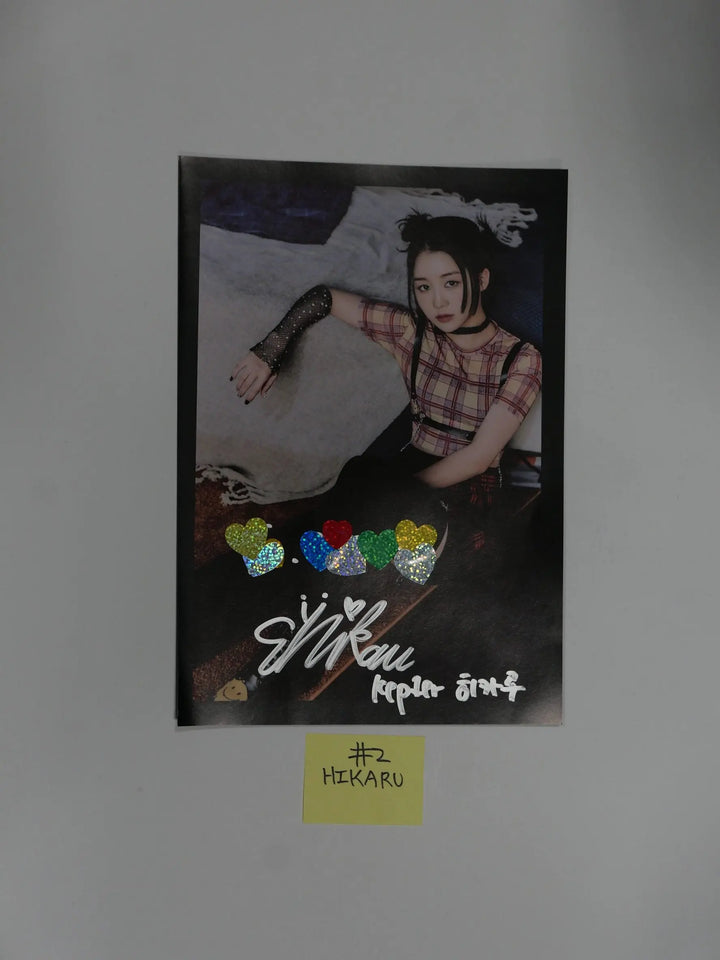 Kep1er "First Impact" 1st - A Cut Page From Fansign Event Album [CHAEHYUN, DAYEON, HIKARU] - HALLYUSUPERSTORE