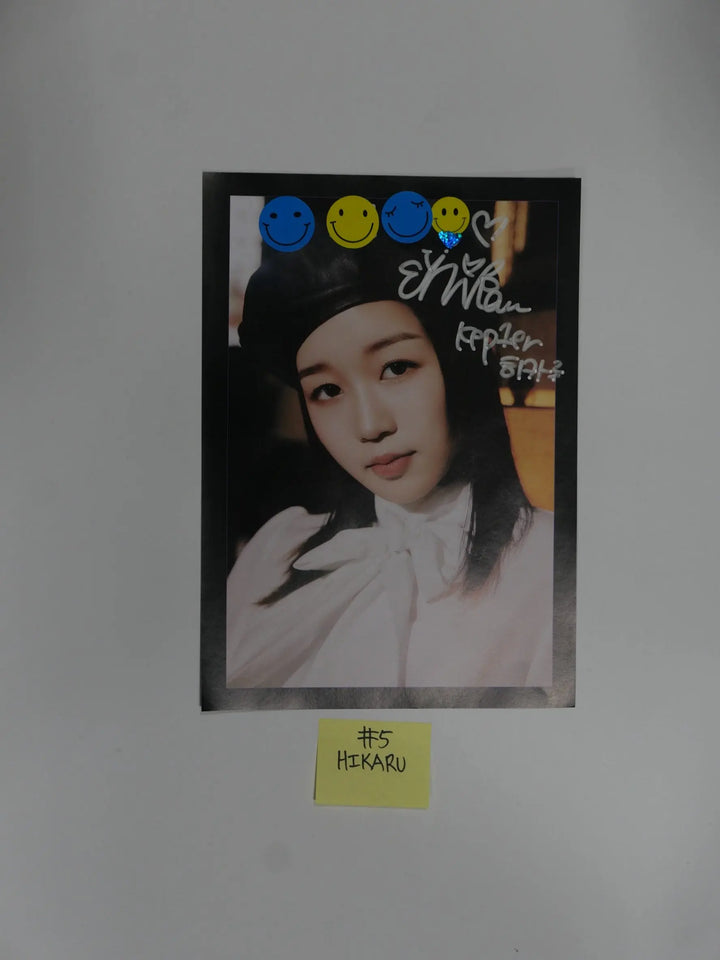 Kep1er "First Impact" 1st - A Cut Page From Fansign Event Album [CHAEHYUN, DAYEON, HIKARU] - HALLYUSUPERSTORE