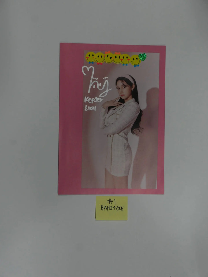 Kep1er "First Impact" 1st - A Cut Page From Fansign Event Album [BAHIYYIH, YOUNGEUN, YESEO] - HALLYUSUPERSTORE