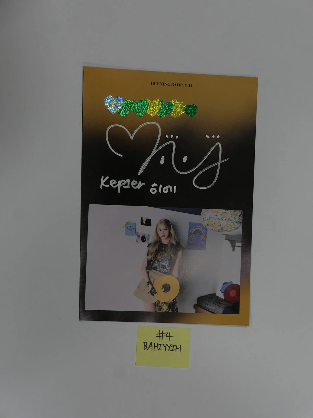 Kep1er "First Impact" 1st - A Cut Page From Fansign Event Album [BAHIYYIH, YOUNGEUN, YESEO] - HALLYUSUPERSTORE