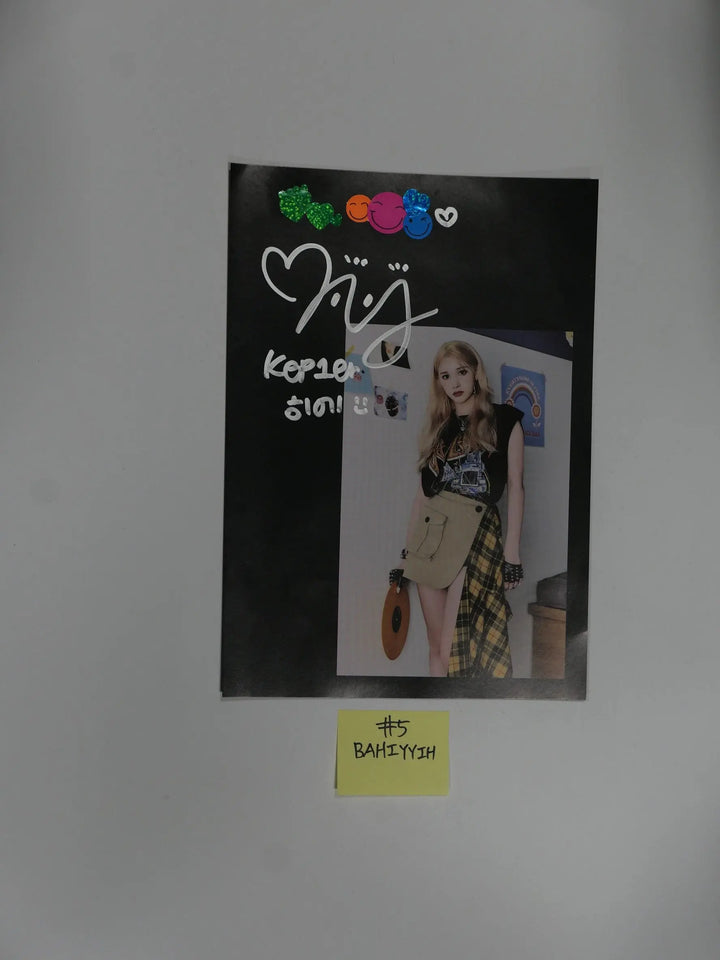 Kep1er "First Impact" 1st - A Cut Page From Fansign Event Album [BAHIYYIH, YOUNGEUN, YESEO] - HALLYUSUPERSTORE