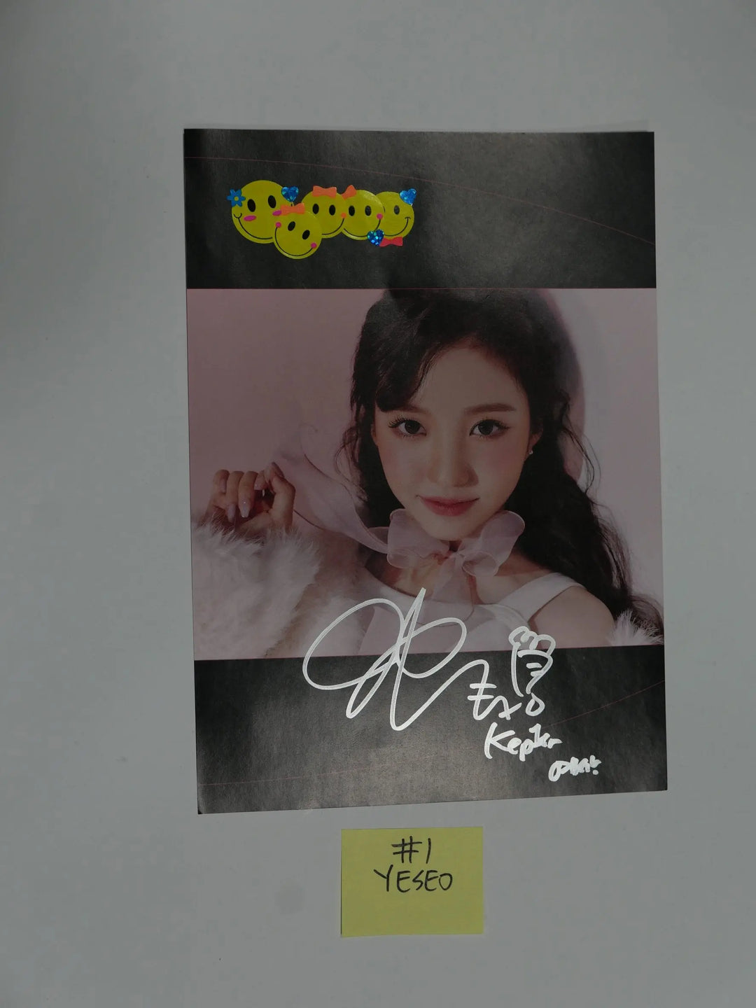 Kep1er "First Impact" 1st - A Cut Page From Fansign Event Album [BAHIYYIH, YOUNGEUN, YESEO] - HALLYUSUPERSTORE