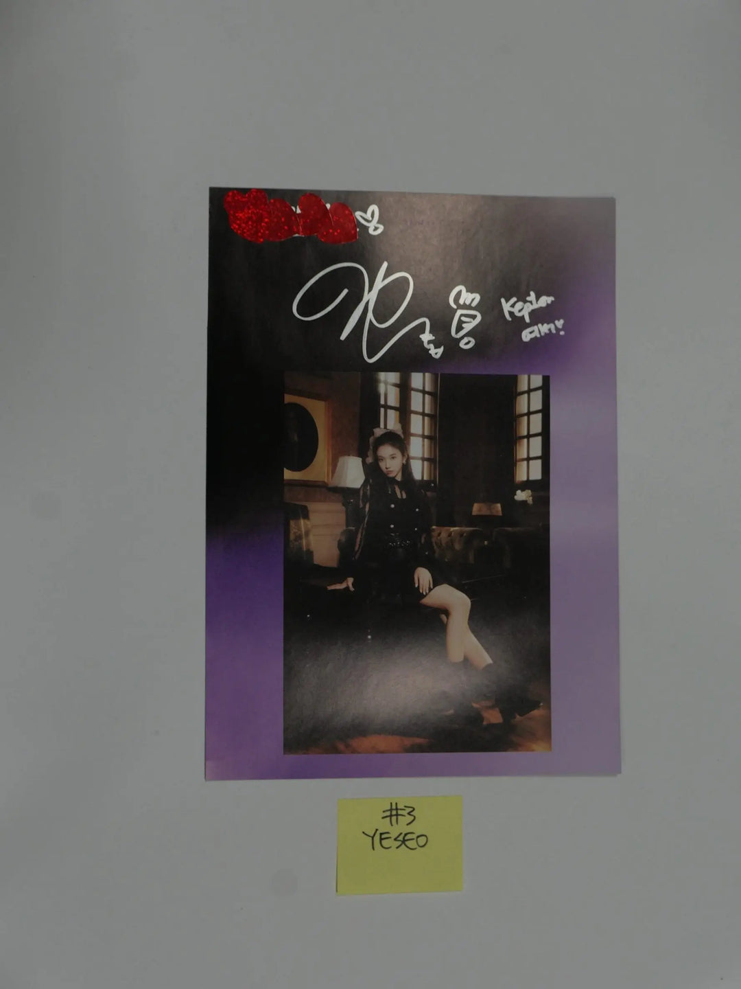 Kep1er "First Impact" 1st - A Cut Page From Fansign Event Album [BAHIYYIH, YOUNGEUN, YESEO] - HALLYUSUPERSTORE