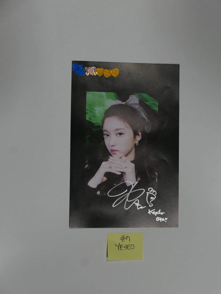 Kep1er "First Impact" 1st - A Cut Page From Fansign Event Album [BAHIYYIH, YOUNGEUN, YESEO] - HALLYUSUPERSTORE