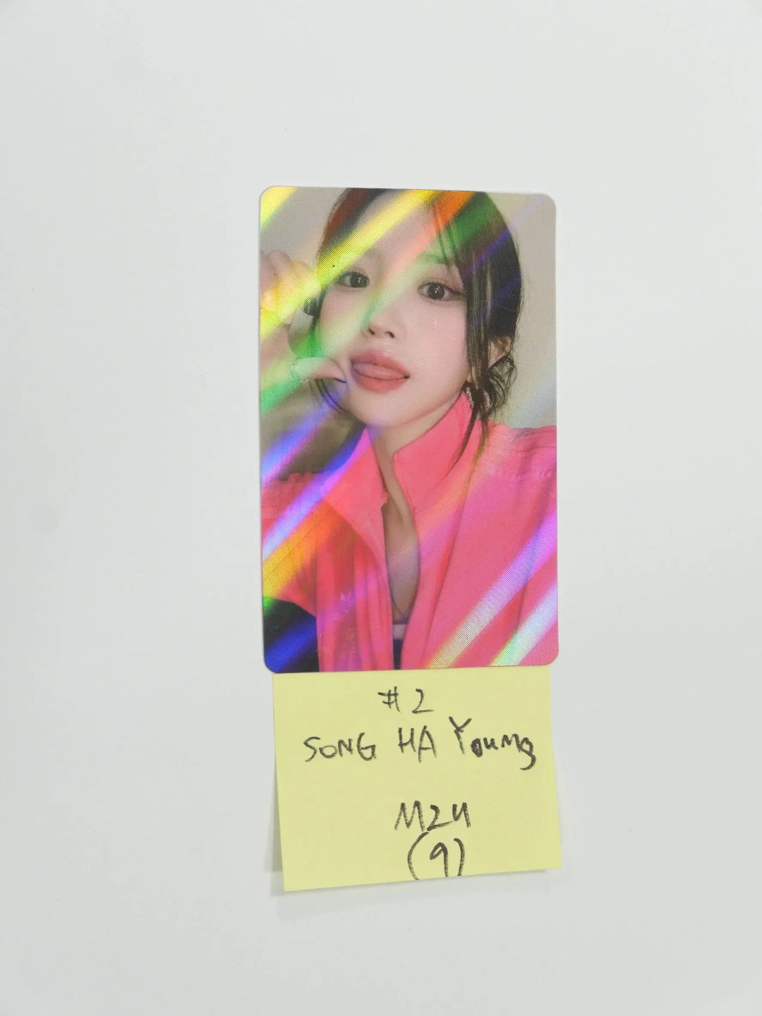 Fromis_9 "Midnight Guest" - M2U Luckydraw PVC Hologram Photocard - HALLYUSUPERSTORE