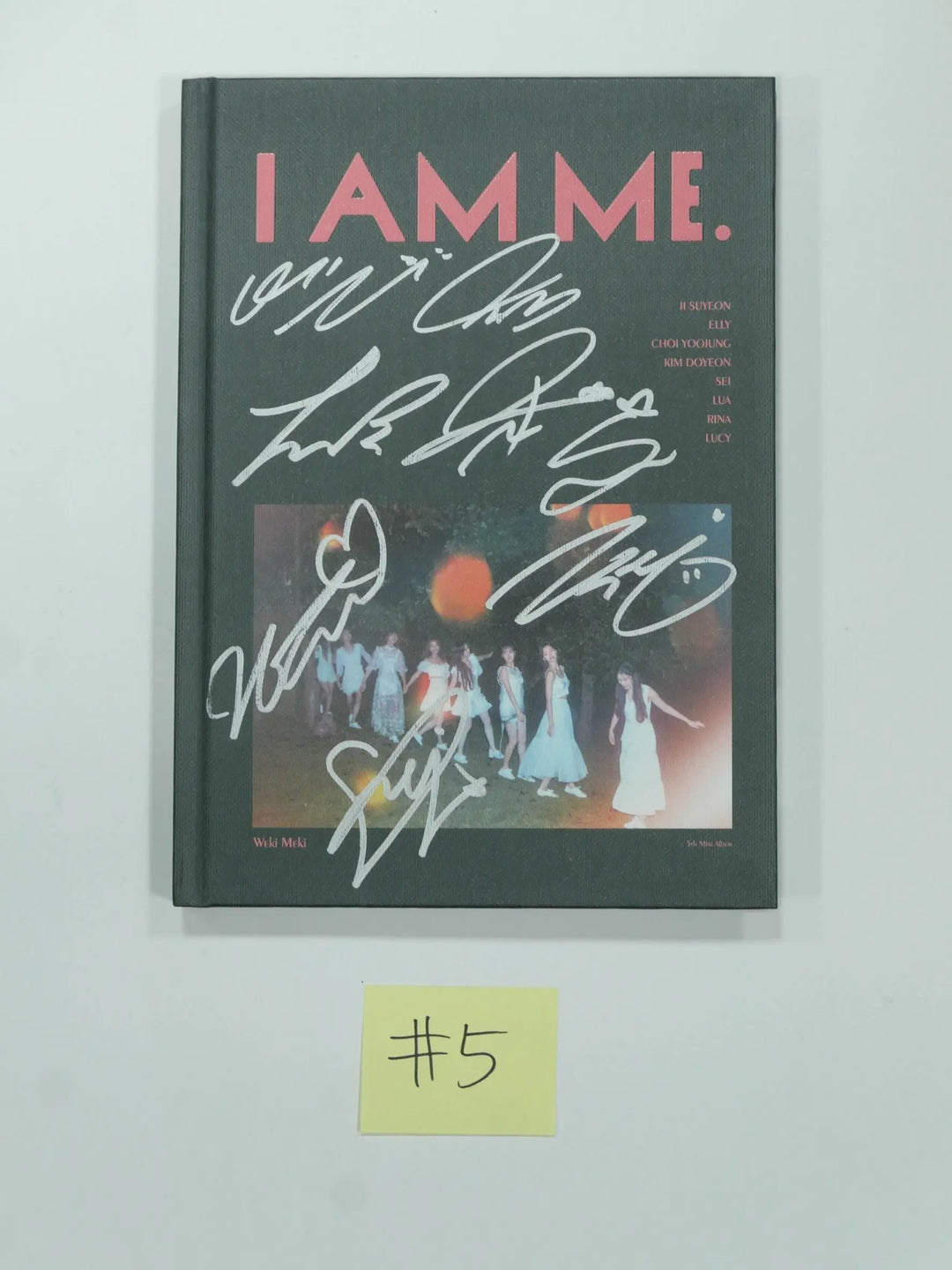 [YUJU, Weki Meki, Chung ha, GWSN, H1-Key] -Hand Autographed(Signed) Album - HALLYUSUPERSTORE