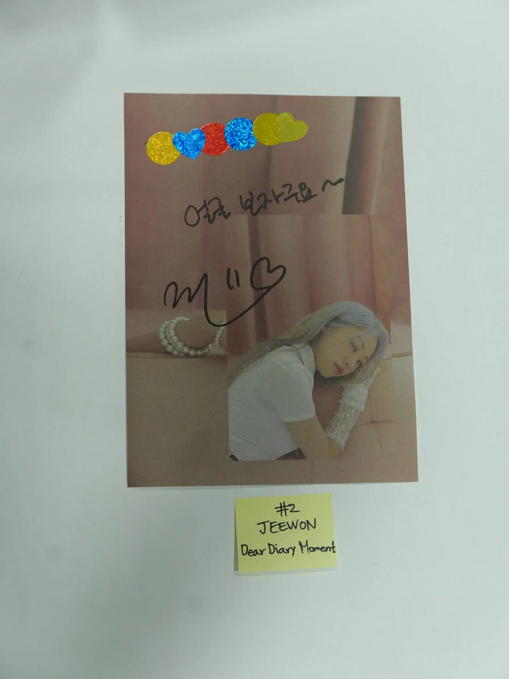 [ITZY,Cignature] - A Cut Page From Fansign Event Album Photo - HALLYUSUPERSTORE