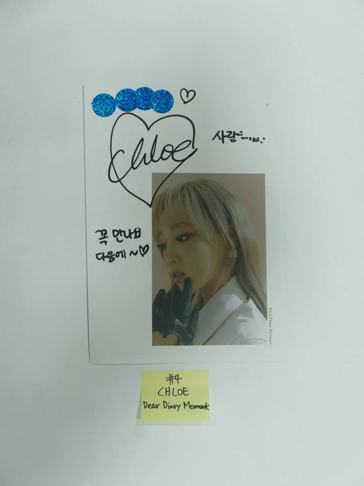 [ITZY,Cignature] - A Cut Page From Fansign Event Album Photo - HALLYUSUPERSTORE