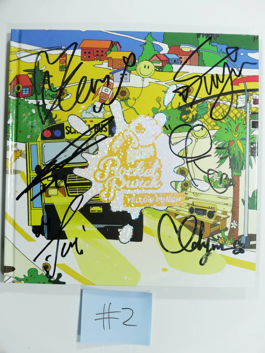 Rocket Punch - Hand Autographed (Signed) Promo Album - HALLYUSUPERSTORE