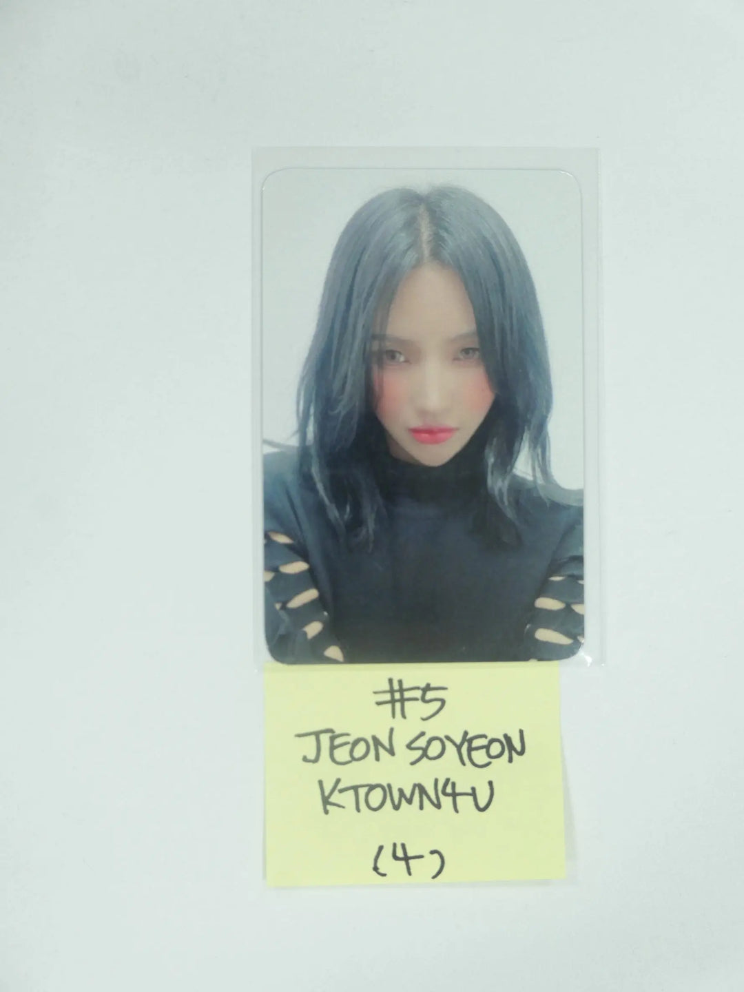 (g) I-DLE "I NEVER DIE" - Ktown4U Luckydraw Event Photocard - HALLYUSUPERSTORE