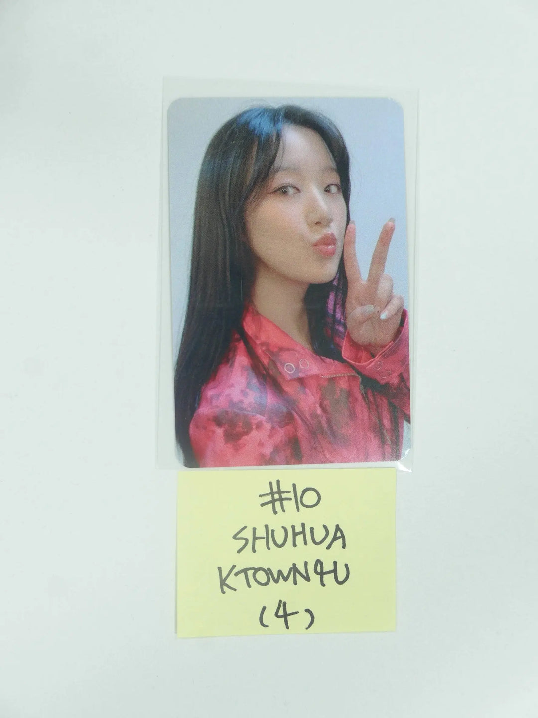 (g) I-DLE "I NEVER DIE" - Ktown4U Luckydraw Event Photocard - HALLYUSUPERSTORE