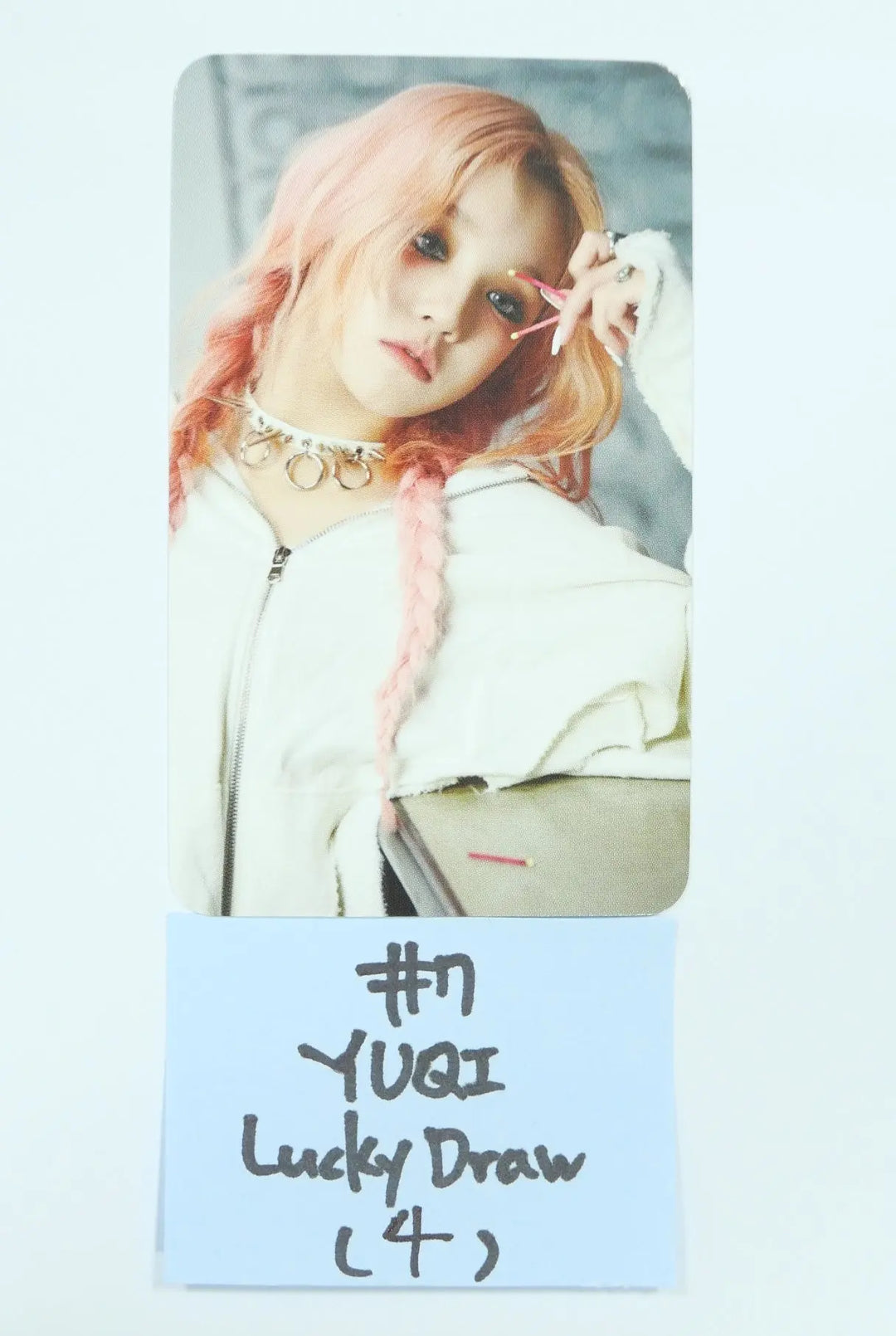 (g) I-DLE "I NEVER DIE" - AppleMusic Luckydraw Event Photocard - HALLYUSUPERSTORE