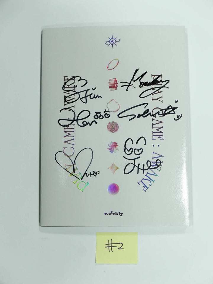 Weeekly "Play Game : AWAKE" - Hand Autographed(Signed) Promo Album - HALLYUSUPERSTORE