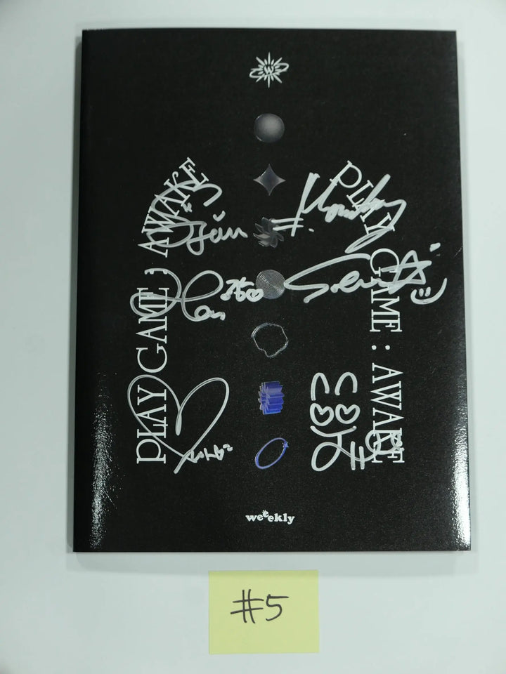 Weeekly "Play Game : AWAKE" - Hand Autographed(Signed) Promo Album - HALLYUSUPERSTORE