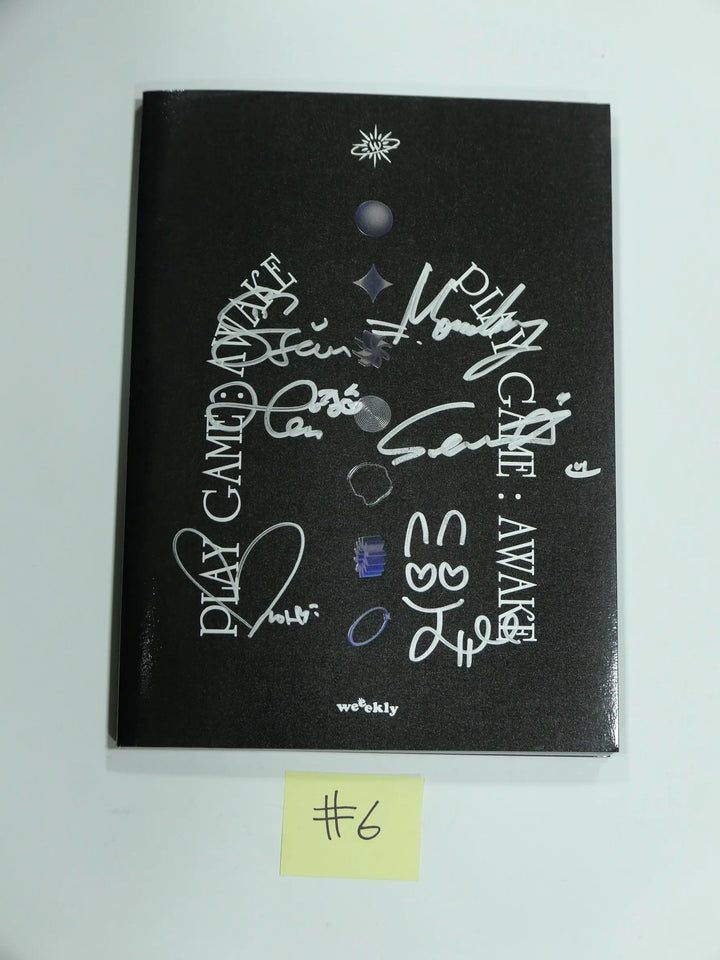Weeekly "Play Game : AWAKE" - Hand Autographed(Signed) Promo Album - HALLYUSUPERSTORE