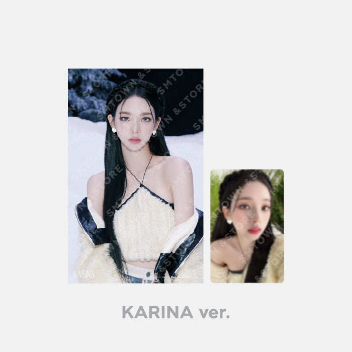 Aespa - Special AR Ticket Set, 4 x 6 Photo &amp; Photocard Set ( Choose Member ) - HALLYUSUPERSTORE