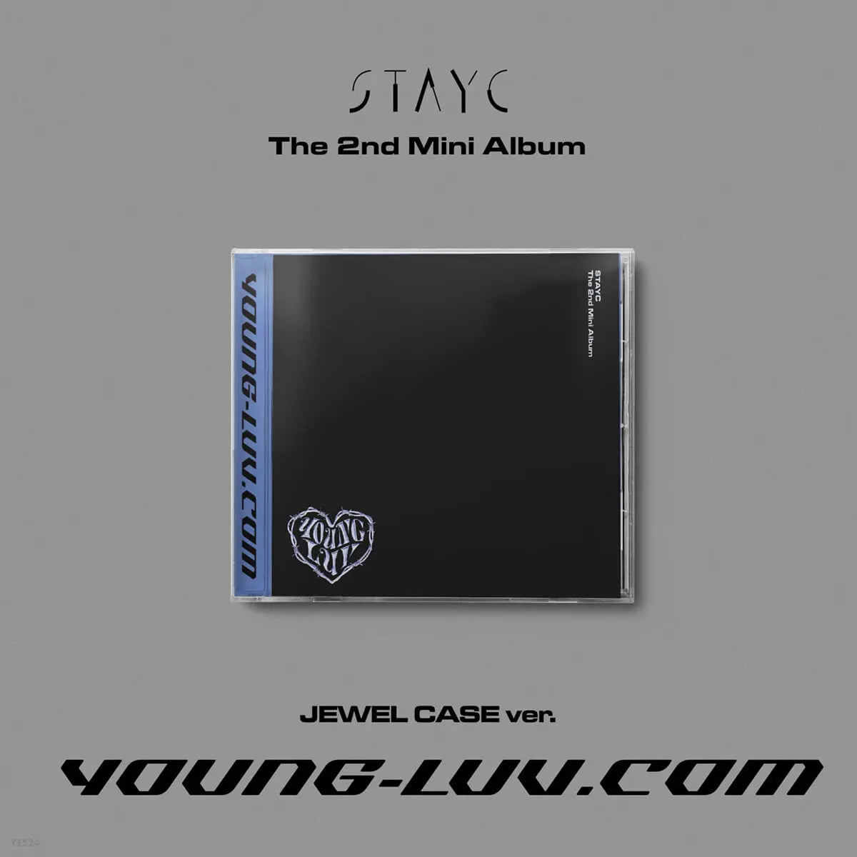 StayC - 2nd Mini ALBUM 'Young LUV COM' [Jewel Case Ver] (Random) - HALLYUSUPERSTORE