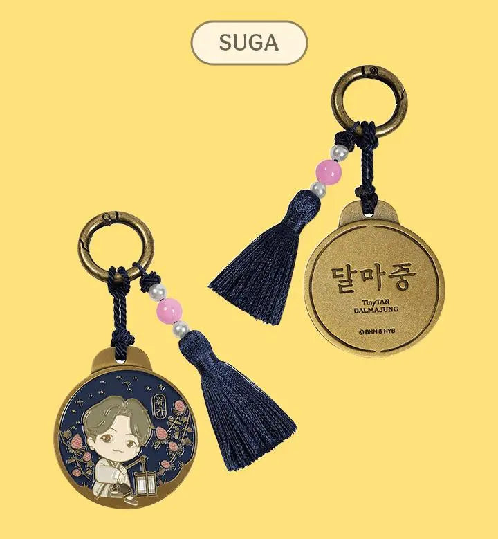 BTS - Tiny "Dalmajung" - KeyRing (Choose Member) - HALLYUSUPERSTORE