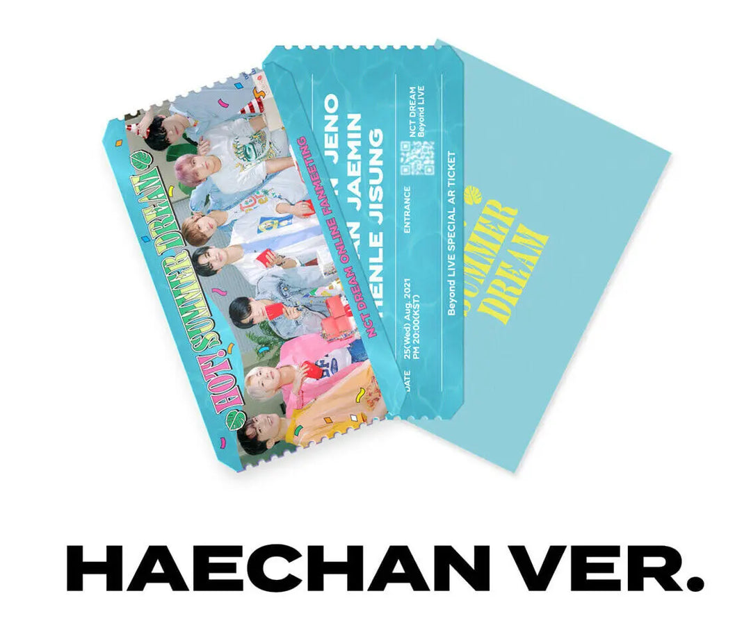 [Pre-Order] NCT DREAM Online Fanmeeting Beyond LIVE HOT! SUMMER DREAM SPECIAL AR TICKET SET - HALLYUSUPERSTORE