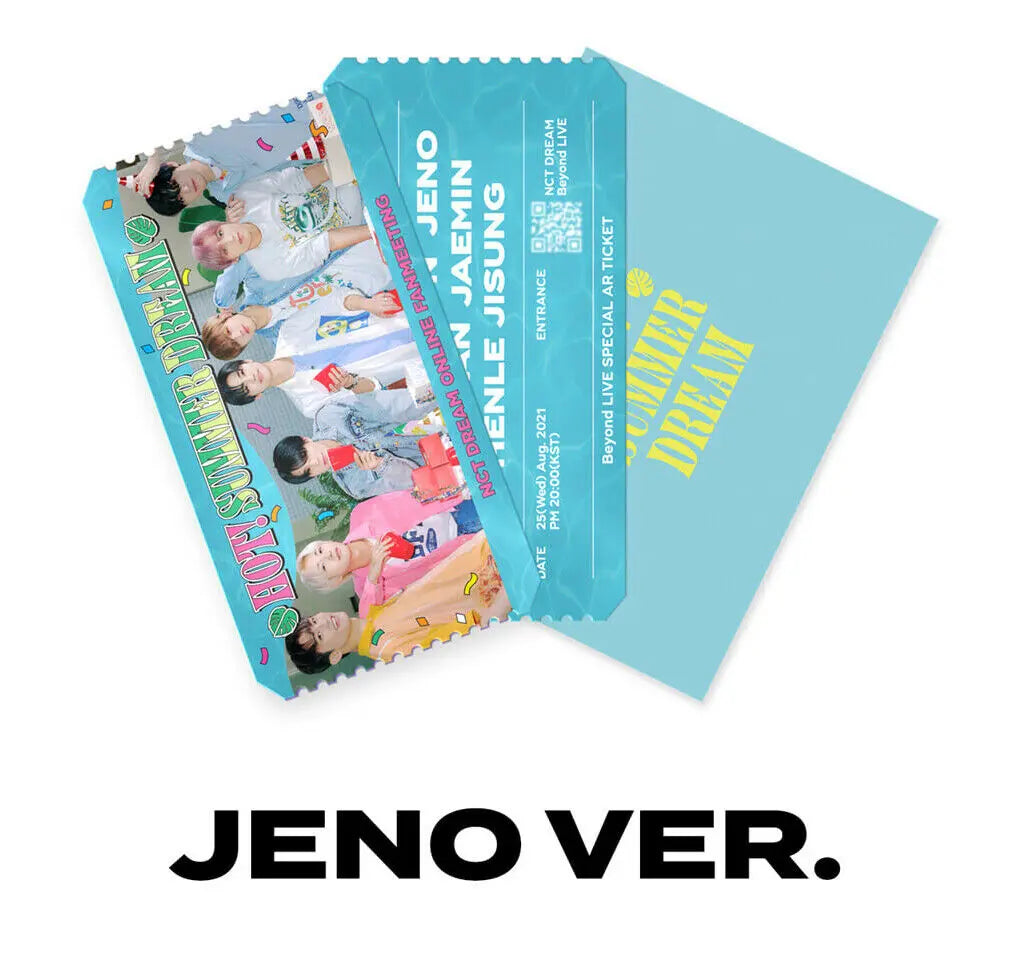 [Pre-Order] NCT DREAM Online Fanmeeting Beyond LIVE HOT! SUMMER DREAM SPECIAL AR TICKET SET - HALLYUSUPERSTORE