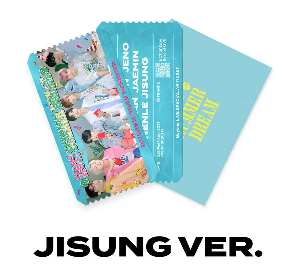 [Pre-Order] NCT DREAM Online Fanmeeting Beyond LIVE HOT! SUMMER DREAM SPECIAL AR TICKET SET - HALLYUSUPERSTORE