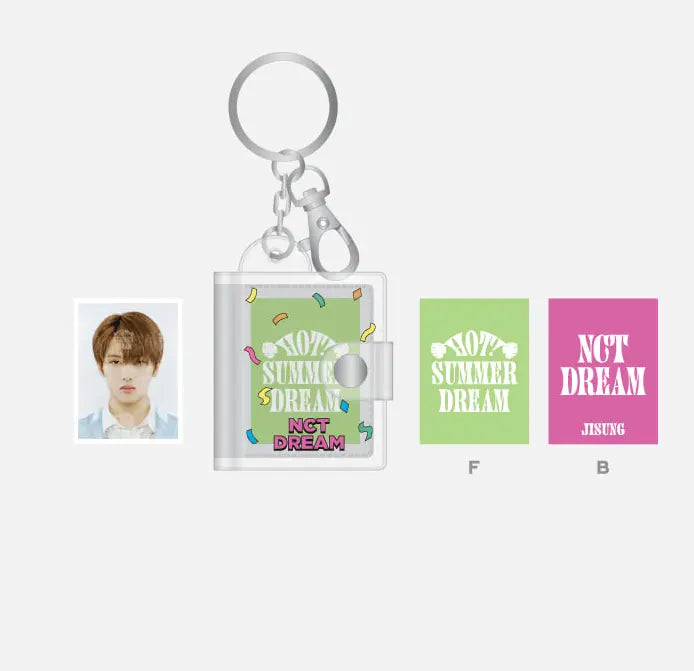 [Pre-Order] NCT DREAM Fanmeeting Beyond LIVE - MINI ALBUM KEY HOLDER + PHOTO SET - HOT! SUMMER DREAM - HALLYUSUPERSTORE