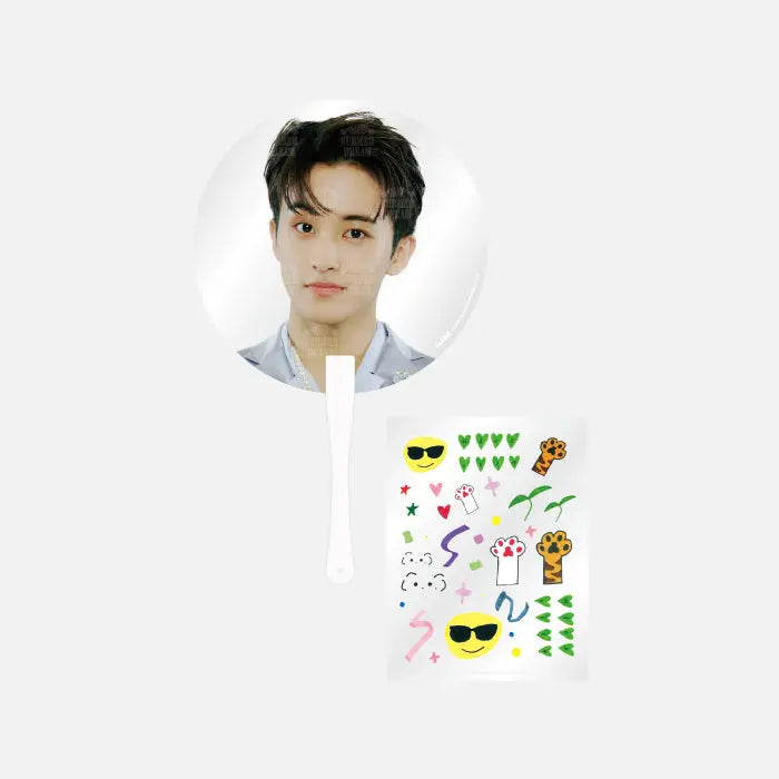 [Pre-Order] NCT DREAM Fanmeeting Beyond LIVE - CLEAR FAN + DECO STICKER SET - HOT! SUMMER DREAM - HALLYUSUPERSTORE