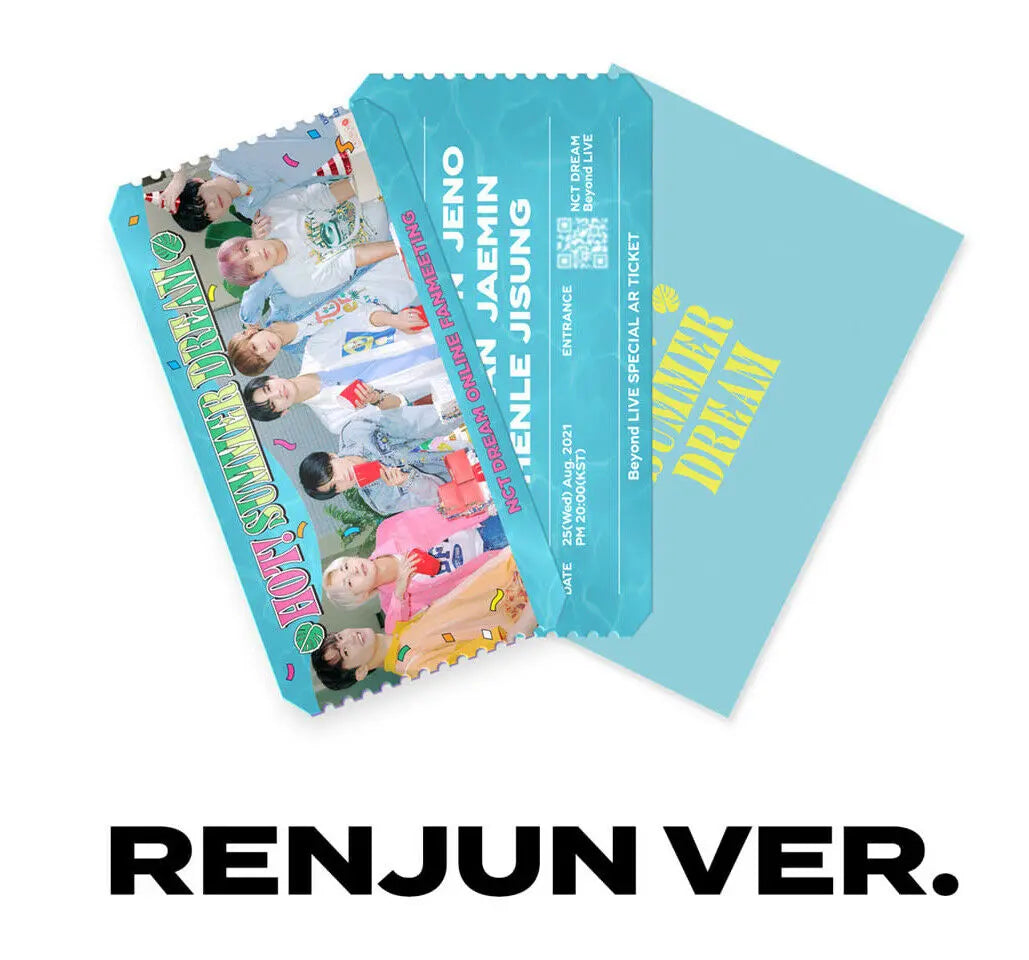 [Pre-Order] NCT DREAM Online Fanmeeting Beyond LIVE HOT! SUMMER DREAM SPECIAL AR TICKET SET - HALLYUSUPERSTORE