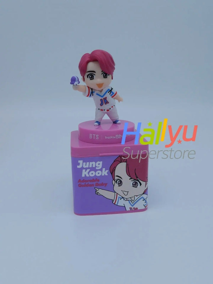 [BTS X Baskin Robbins] Limited Edition TinyTAN Block Figure Pack - HALLYUSUPERSTORE