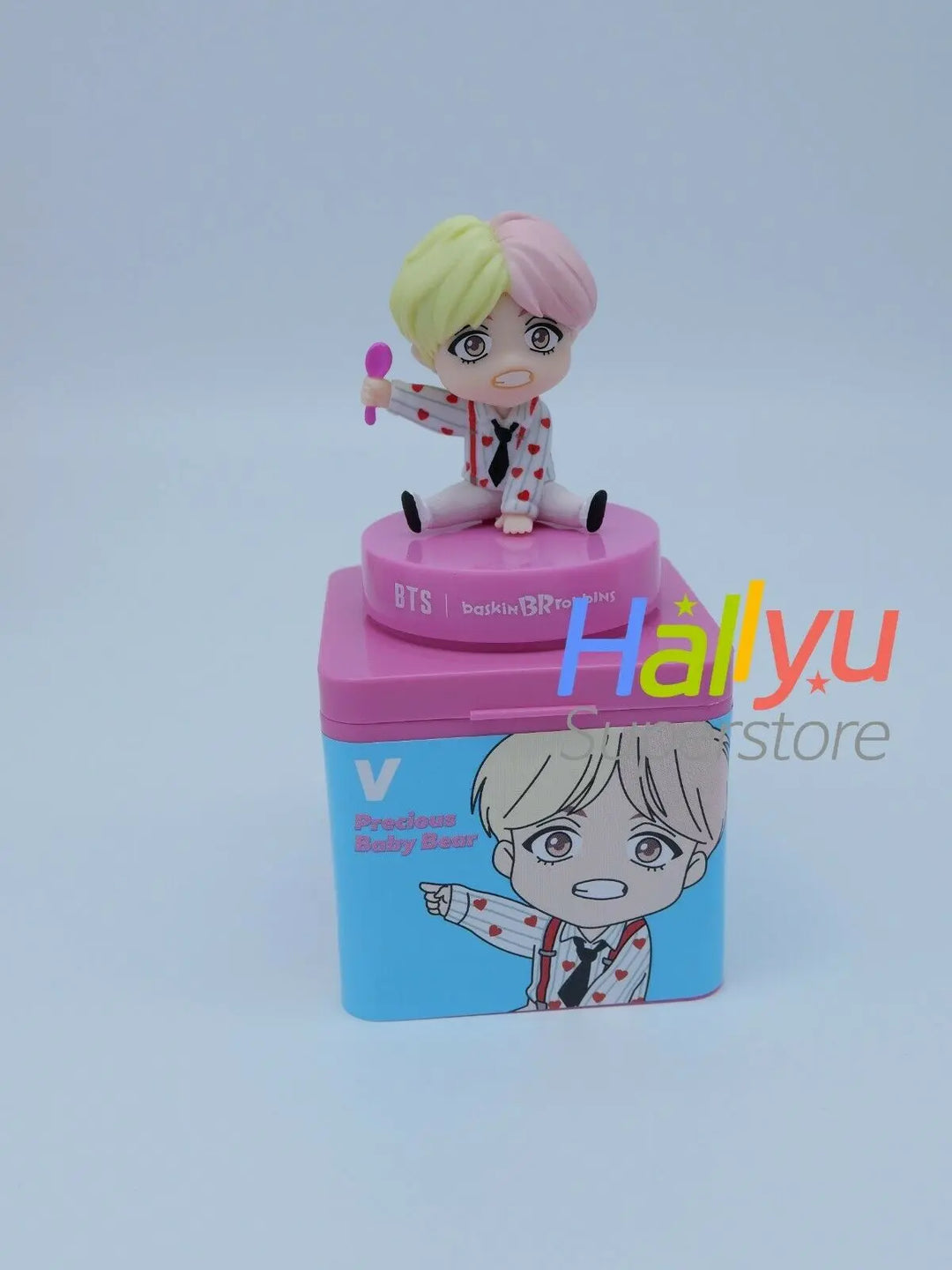 [BTS X Baskin Robbins] Limited Edition TinyTAN Block Figure Pack - HALLYUSUPERSTORE