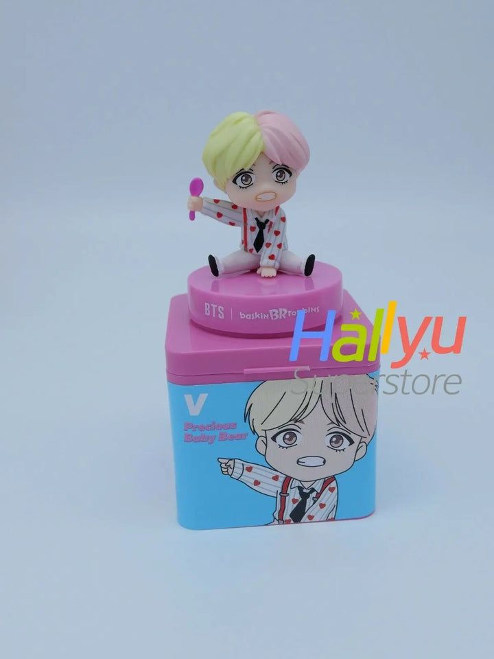 [BTS X Baskin Robbins] Limited Edition TinyTAN Block Figure Pack - HALLYUSUPERSTORE