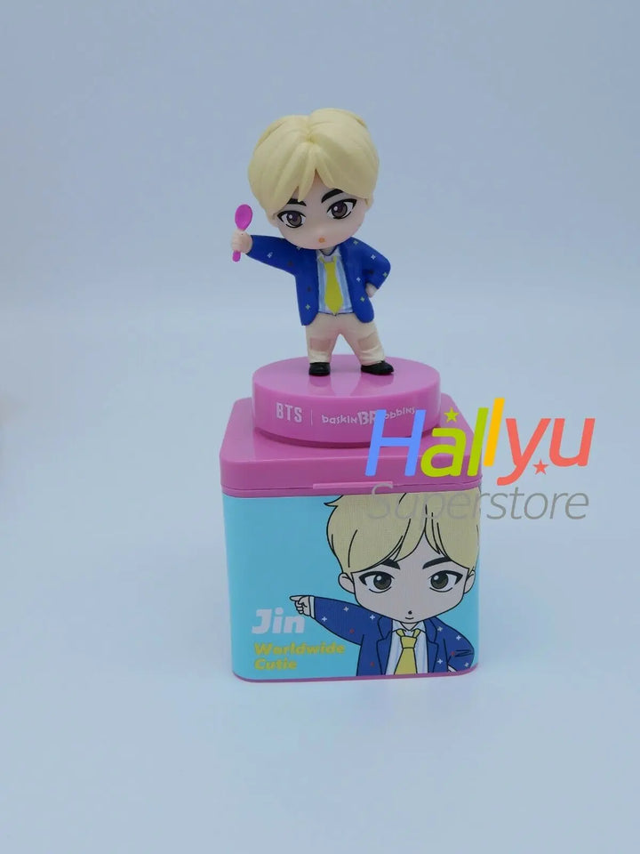 [BTS X Baskin Robbins] Limited Edition TinyTAN Block Figure Pack - HALLYUSUPERSTORE