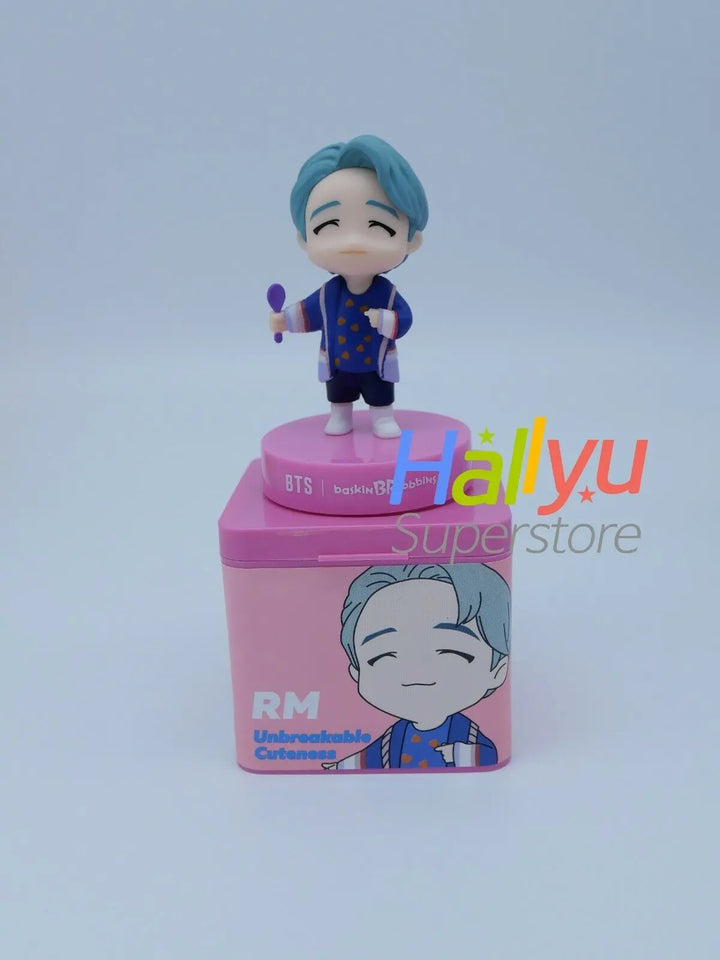 [BTS X Baskin Robbins] Limited Edition TinyTAN Block Figure Pack - HALLYUSUPERSTORE