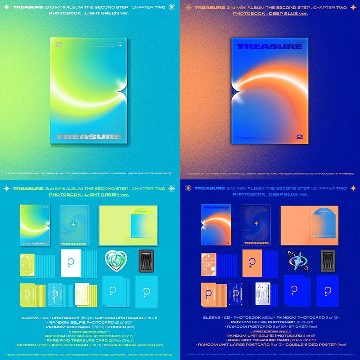 Treasure - 2nd MINI ALBUM "THE SECOND STEP : CHAPTER TWO" (PhotoBook Ver.) [Random] - HALLYUSUPERSTORE